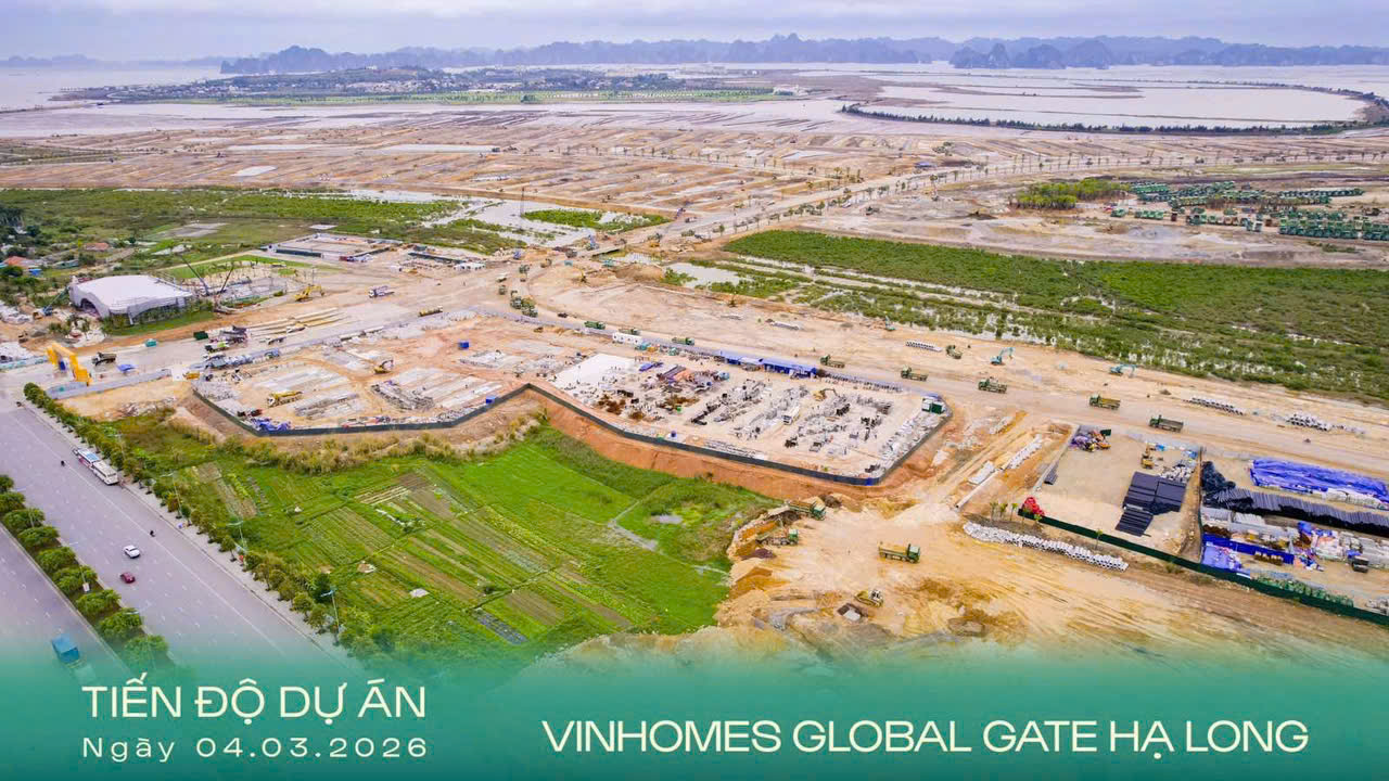 Tiến độ Vinhomes Global Gate Hạ Long