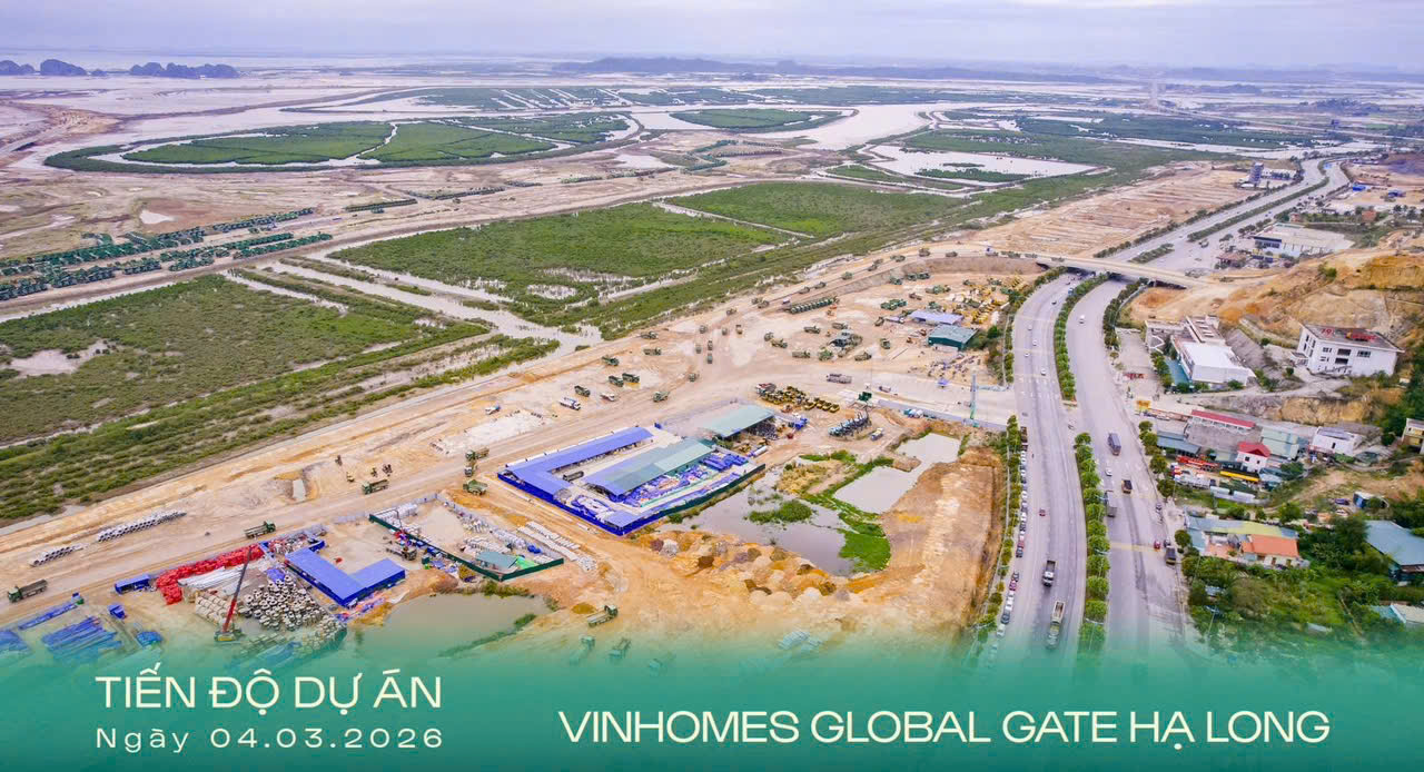 Tiến độ Vinhomes Global Gate Hạ Long